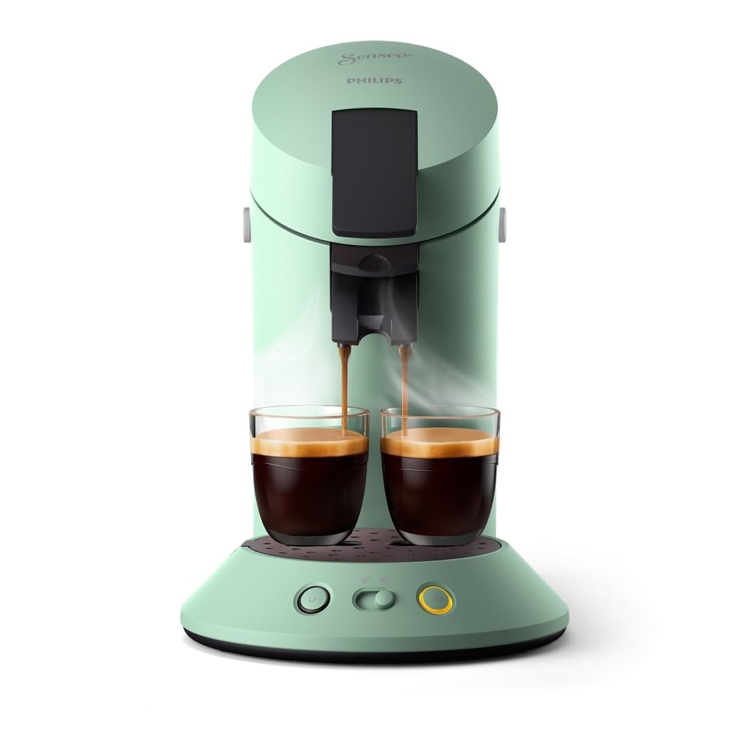 SENSEO Original Plus Machine à Café à Dosettes - Vert Désert (CSA210/80)