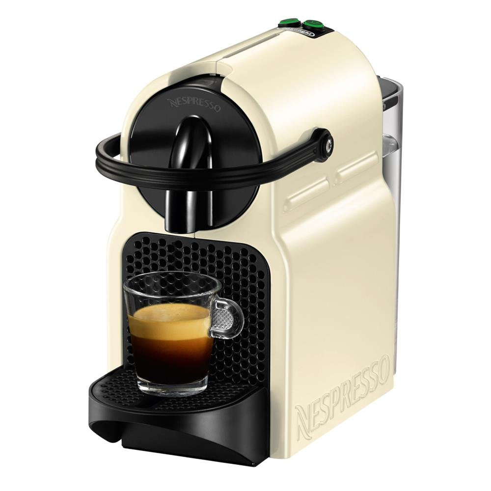 Nespresso Inissia Machine à Café à Capsules - Compacte, Crème Vanille
