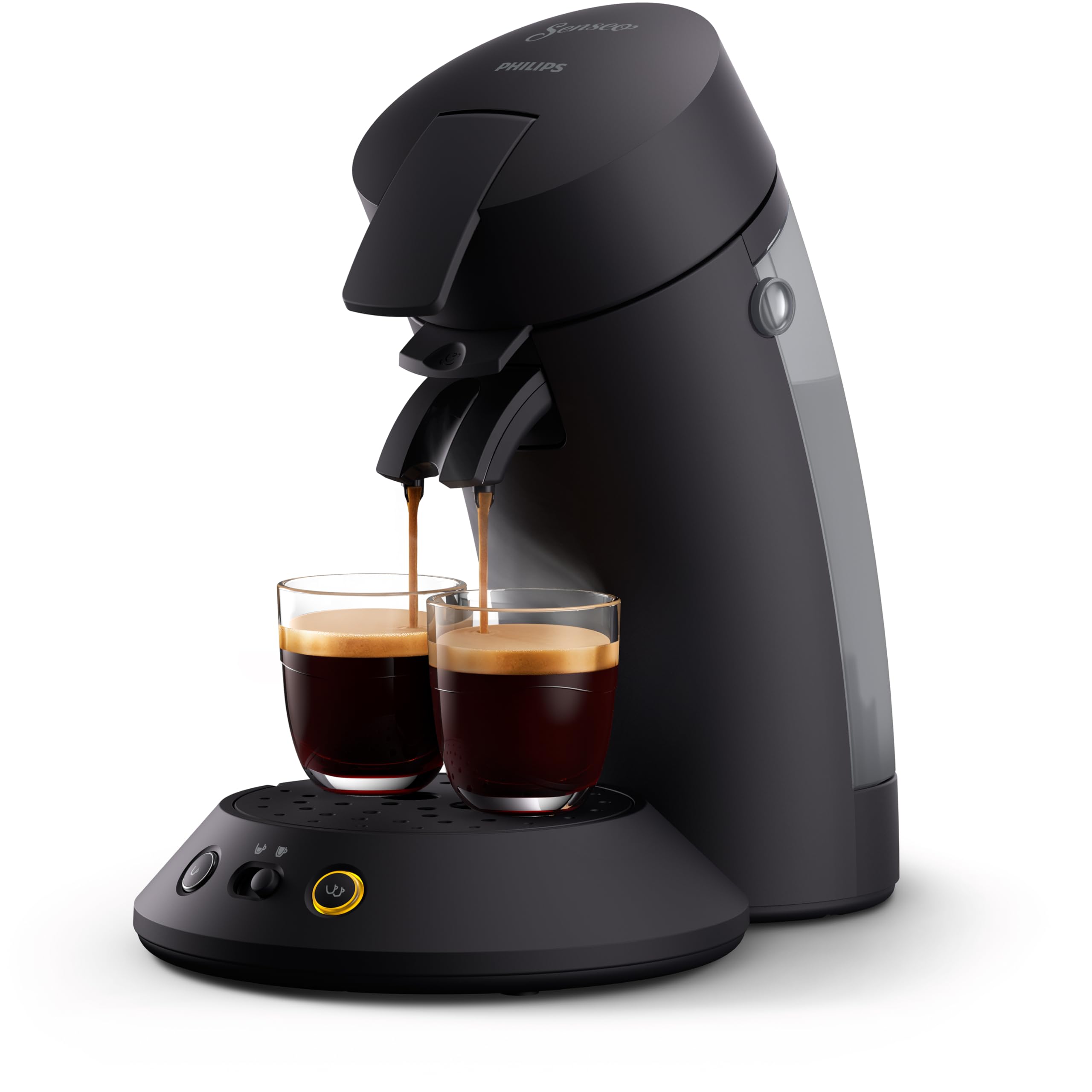 SENSEO Original Plus Machine à Café à Dosettes - Noir Intense (CSA210/61)