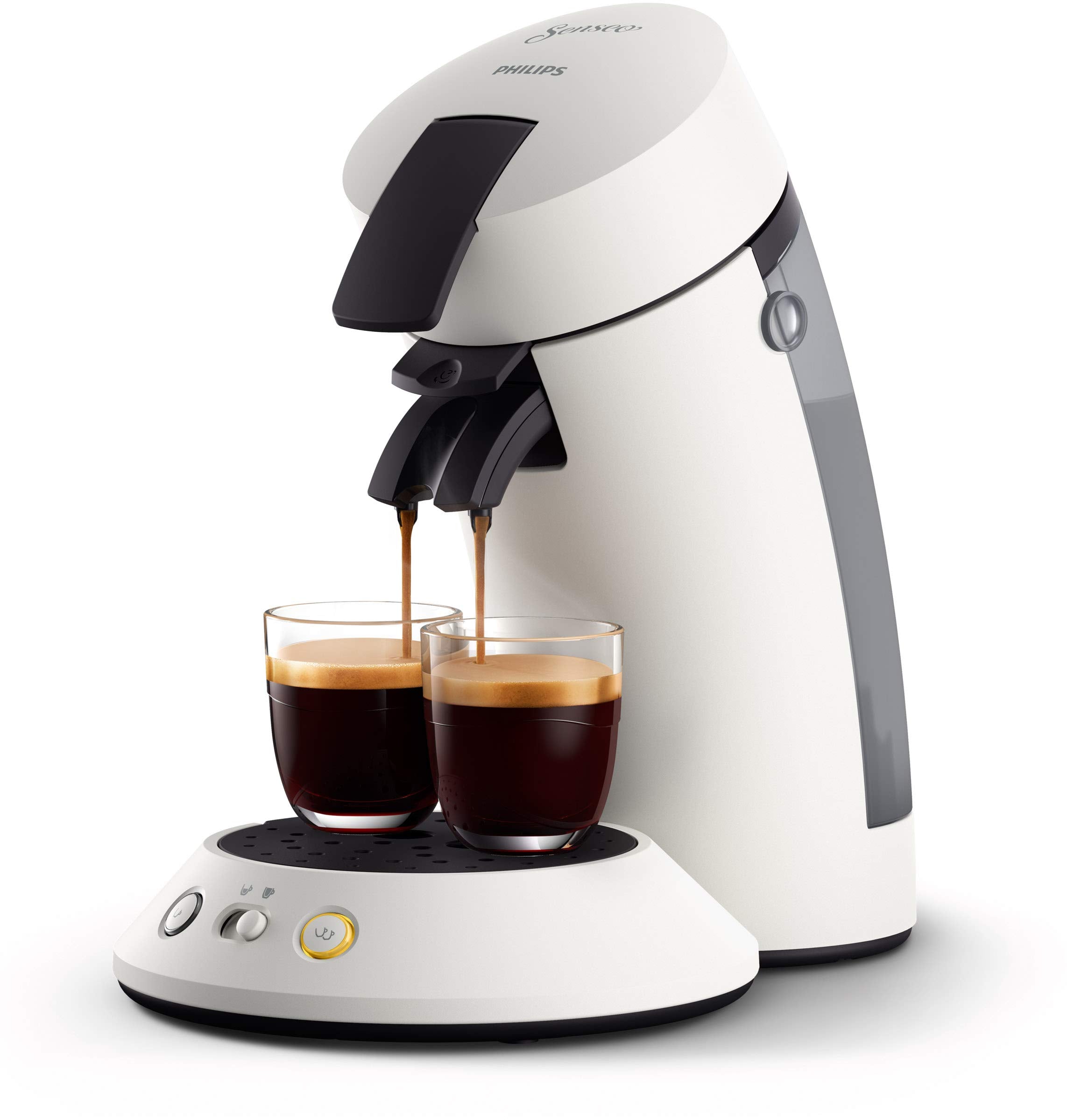 SENSEO Original Plus Machine à Café à Dosettes - Blanche (CSA210/11)