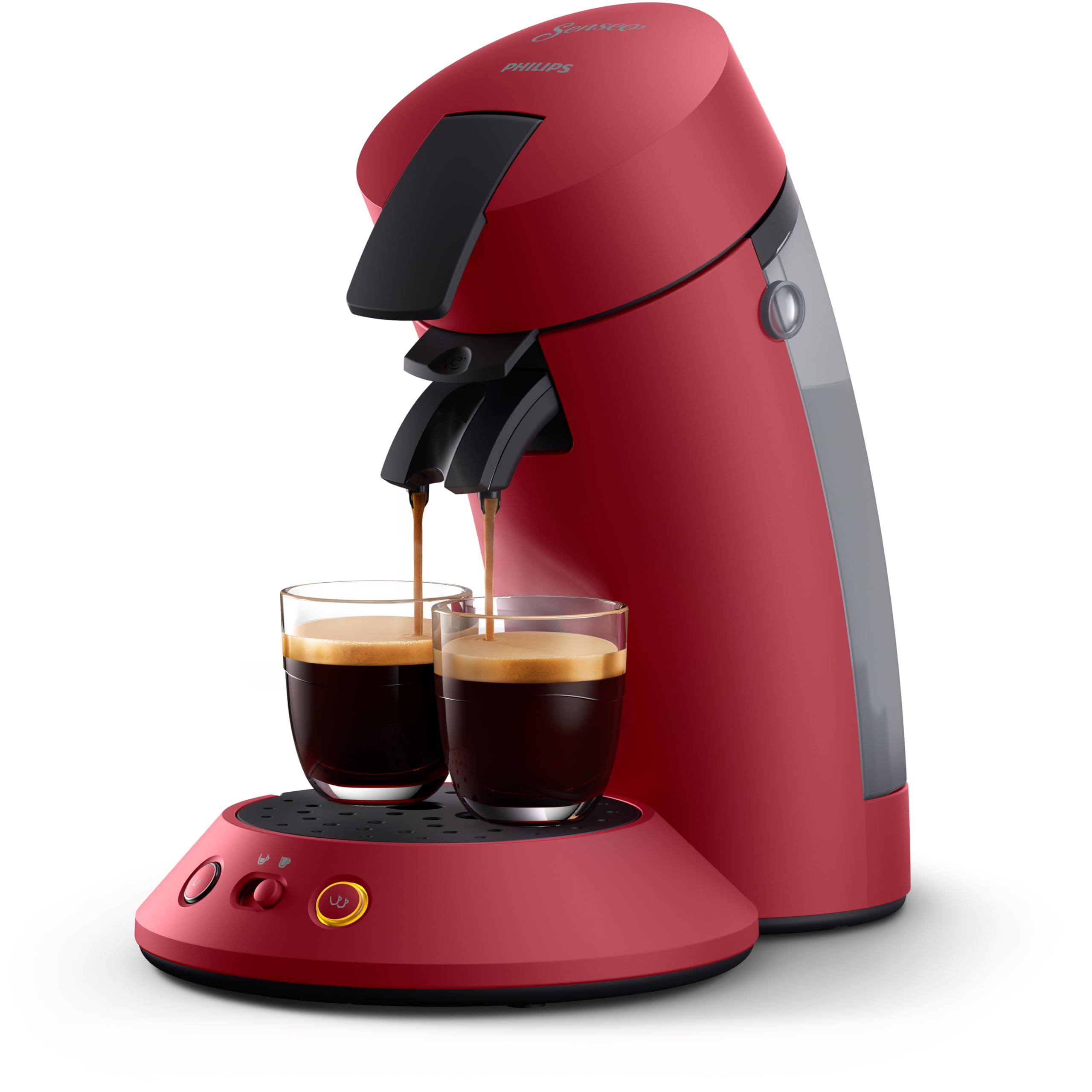 SENSEO Original Plus Machine à Café à Dosettes - Rouge (CSA210/91)